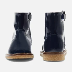 Bottines enfant fille en vernis synthé - marine jacadi