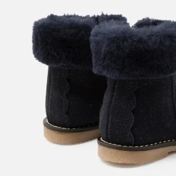 Bottines fourrées bébé fille - marine jacadi