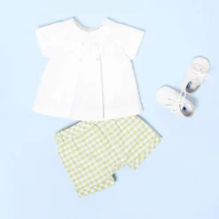 Bottons en cuir bébé - blanc jacadi