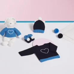 Brassière Love Maille collection solidaire - marine/bleu