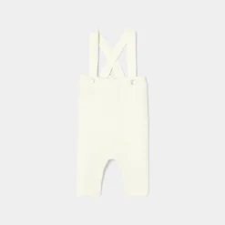 Caleçon bébé garçon en tricot point mousse - blanc doux jacadi