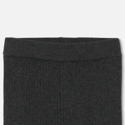 Caleçon bébé garçon en tricot - gris anthracite jacadi