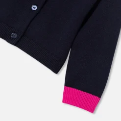 Cardigan bébé fille - marine/multicolore