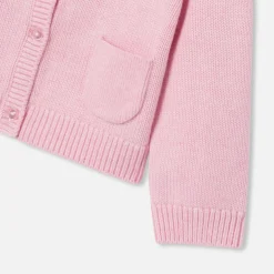 Cardigan bébé fille - rose chine