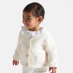 Cardigan bébé fille en polaire
