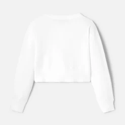 Cardigan court enfant fille - blanc jacadi