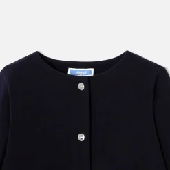 Cardigan en molleton enfant fille - marine jacadi