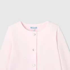 Cardigan en molleton enfant fille - rose poudre jacadi