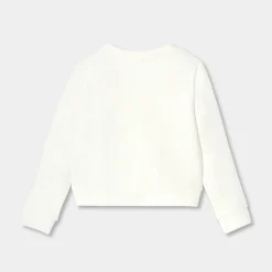 Cardigan en molleton enfant fille - blanc doux jacadi