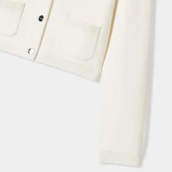 Cardigan enfant fille - blanc doux jacadi