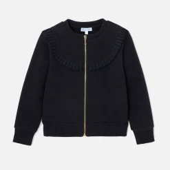 Cardigan enfant fille en molleton - marine jacadi