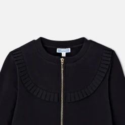 Cardigan enfant fille en molleton - marine jacadi