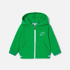 Cardigan zippé bébé garçon - vert