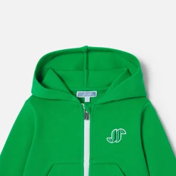 Cardigan zippé bébé garçon - vert
