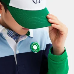 Casquette enfant garçon - blanc/vert