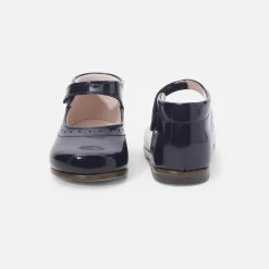 Charles IX bébé fille en cuir verni - marine jacadi