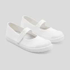 Charles IX en toile enfant fille - blanc jacadi