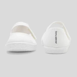 Charles IX en toile enfant fille - blanc jacadi