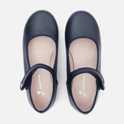 Charles IX enfant fille en cuir lisse - marine jacadi