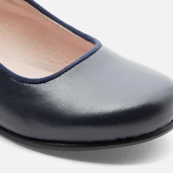 Charles IX enfant fille en cuir lisse - marine jacadi