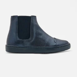 Chelsea boots enfant fille - bleu