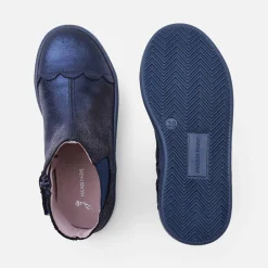 Chelsea boots enfant fille - bleu