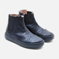 Chelsea boots enfant fille - bleu