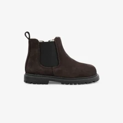 Chelsea boots fourrées bébé garçon - marron