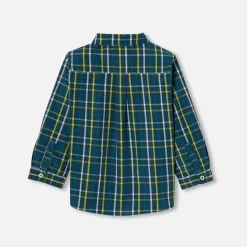 Chemise à carreaux bébé garçon - marine/multicolore