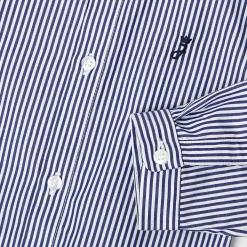 Chemise à rayures bébé garçon - blanc/bleu