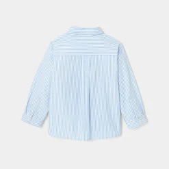 Chemise bébé garçon - blanc/ciel