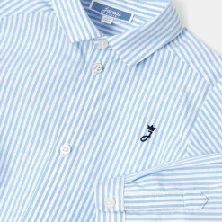 Chemise bébé garçon - blanc/ciel