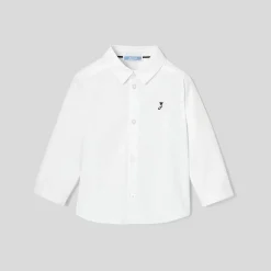 Chemise bébé garçon en Oxford - blanc jacadi