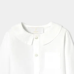 Chemise bébé garçon en Oxford - blanc jacadi