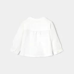 Chemise en lin bébé garçon - blanc jacadi