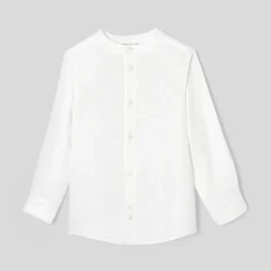 Chemise en lin enfant garçon - blanc jacadi
