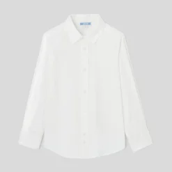 Chemise enfant en Oxford - blanc jacadi