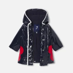 Ciré bébé fille vernis - marine jacadi