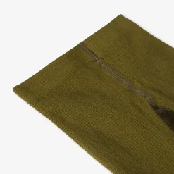 Collants unis enfant fille - kaki