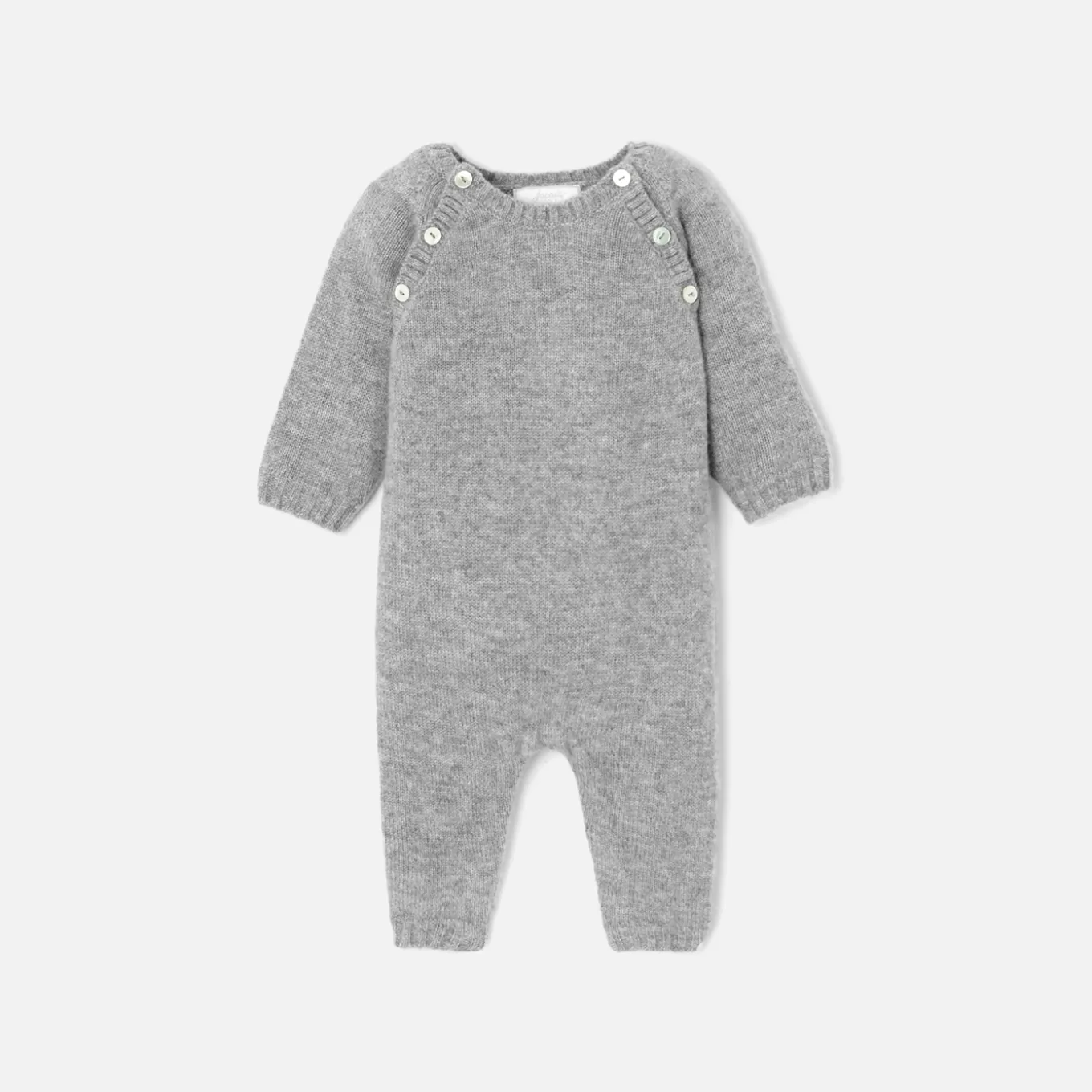Combinaison bébé en cachemire - gris chine clair jacadi