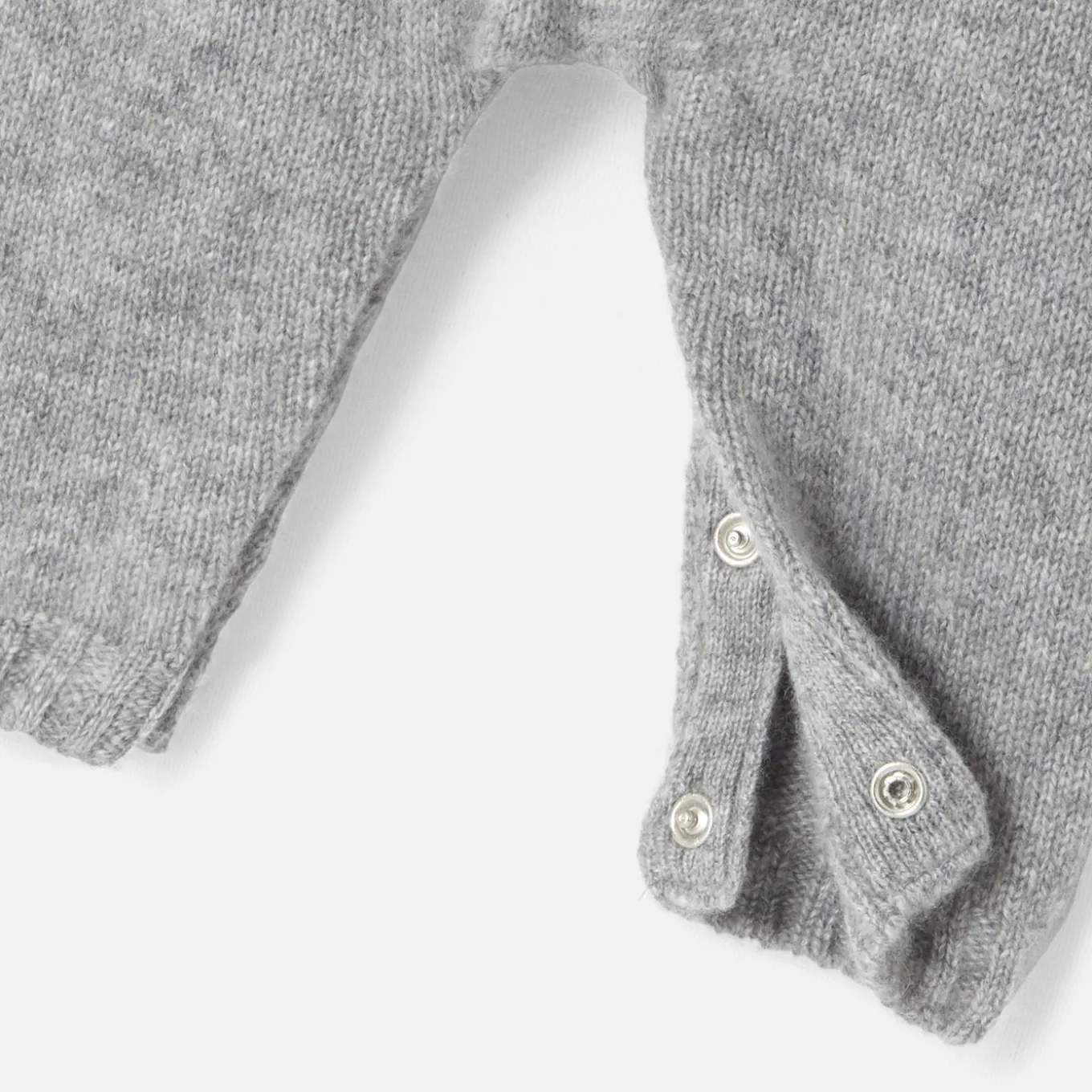 Combinaison bébé en cachemire - gris chine clair jacadi