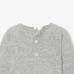 Combinaison bébé en cachemire - gris/multicolore