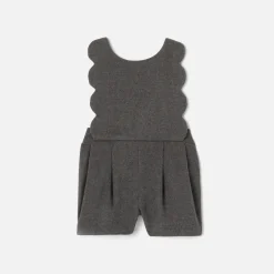 Combinaison bébé fille - gris anthracite jacadi