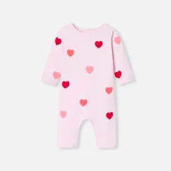 Combinaison bébé fille - rose/multicolore