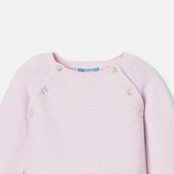 Combinaison bébé fille - rose pale jacadi