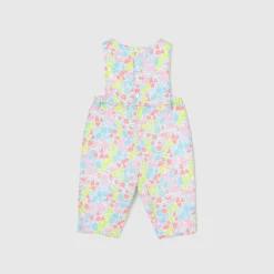 Combinaison bébé fille en tissu Liberty - blanc/multicolore