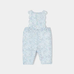 Combinaison bébé fille en tissu Liberty - multicolore