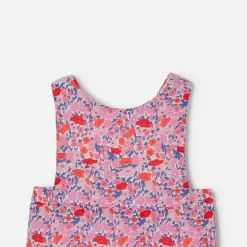Combinaison bébé fille en Tissu Liberty - rose/multicolore