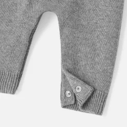 Combinaison bébé garçon en tricot - marine/multicolore