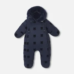 Combi-pilote en nylon bébé fille - marine jacadi